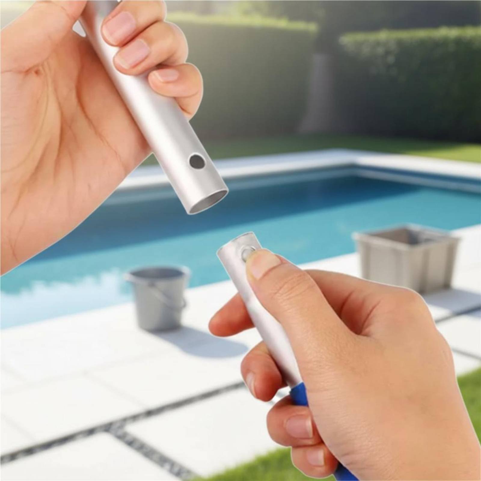 Pool Skimmer Net - Épuisette de piscine détachable avec filet