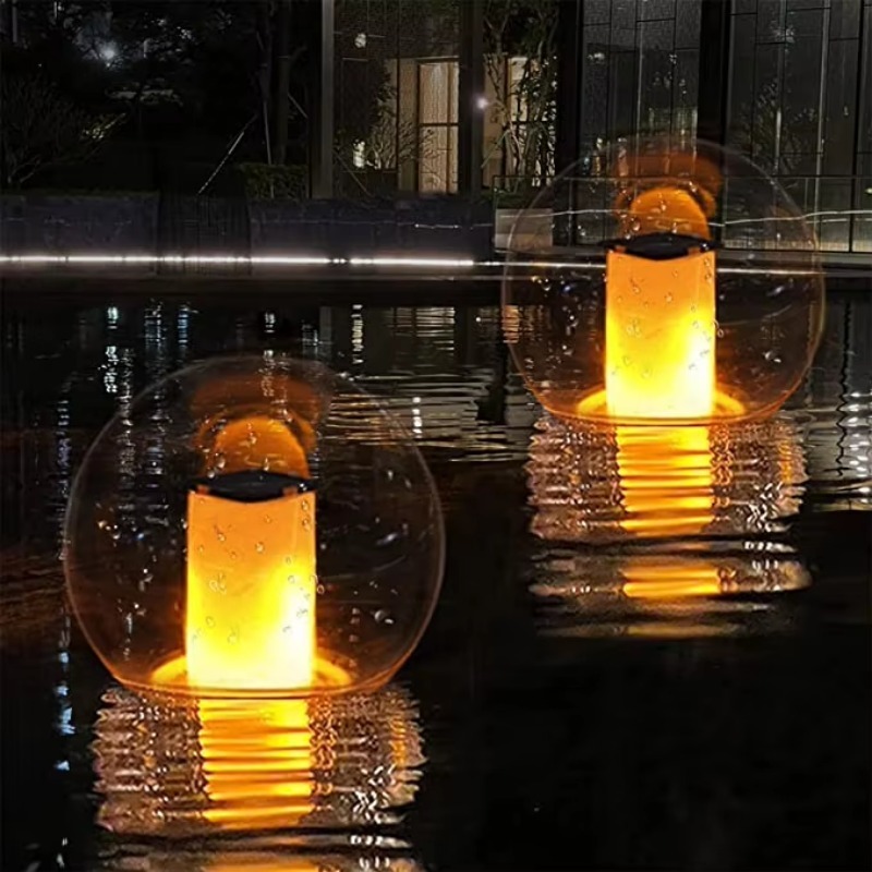 Pool Light Solar Rechargeable - Lampe flottante solaire rechargeable étanche pour