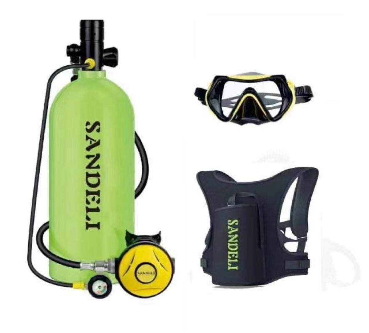 Snorkel Mask Full Face - Détendeur de bouteille de plongée de