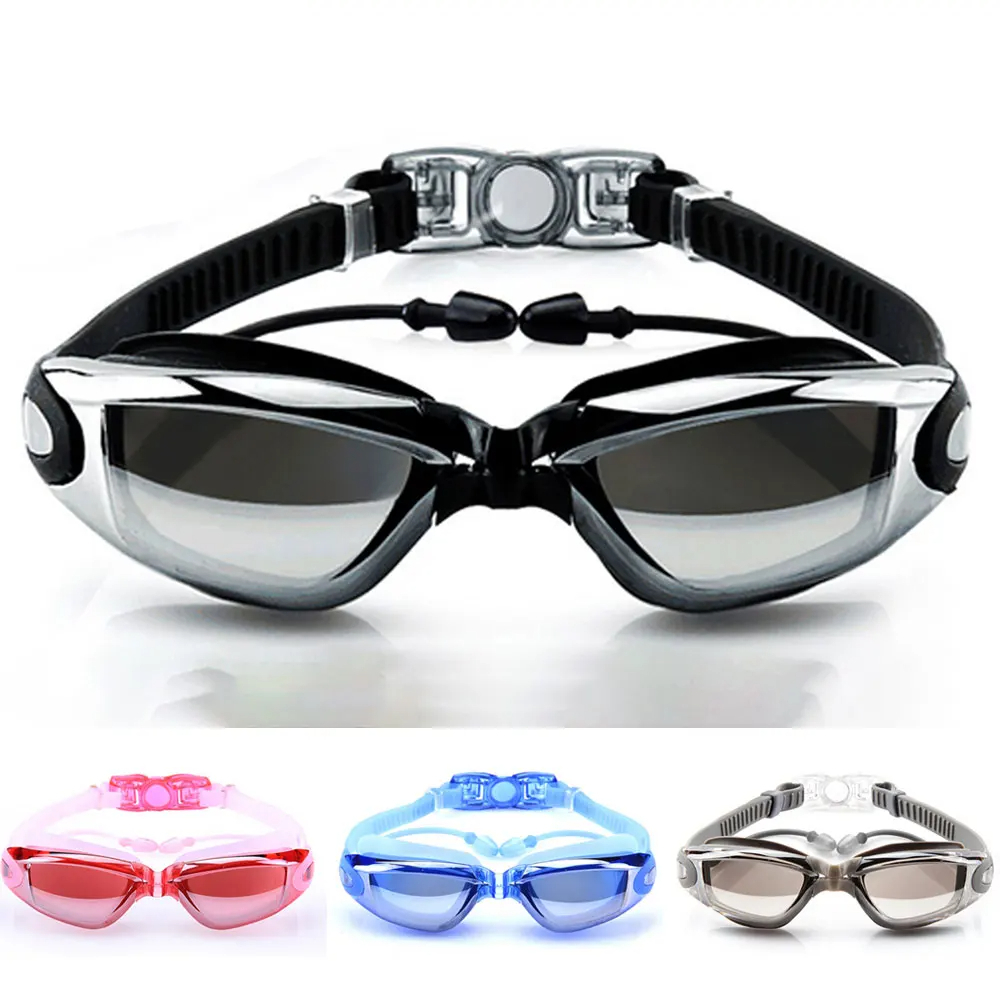 Swim Goggles Anti Fog Uv - Lunettes de natation pour adultes, Anti-buée,