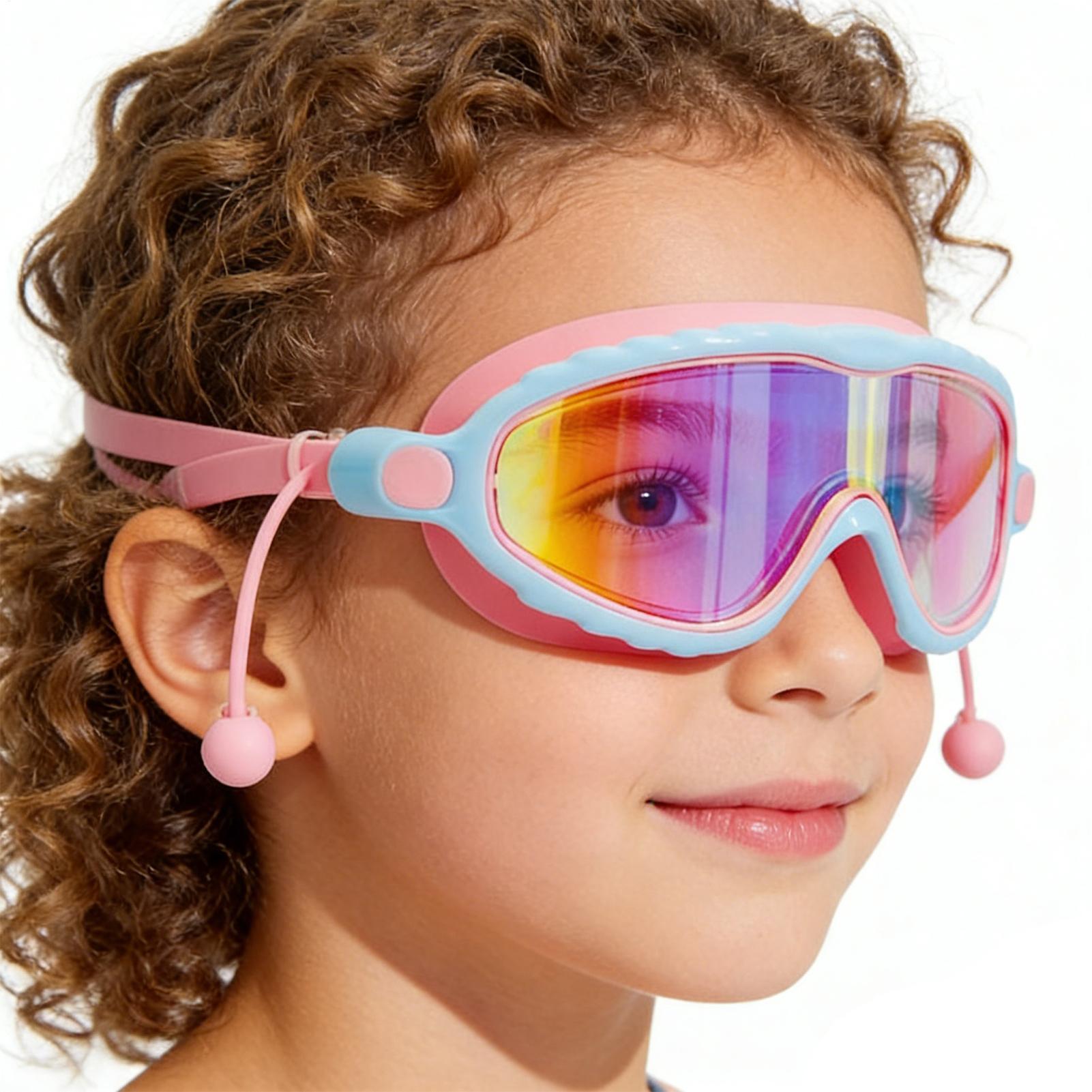 Swim Goggles Anti Fog Uv - Lunettes de natation pour enfants, anti-buée,