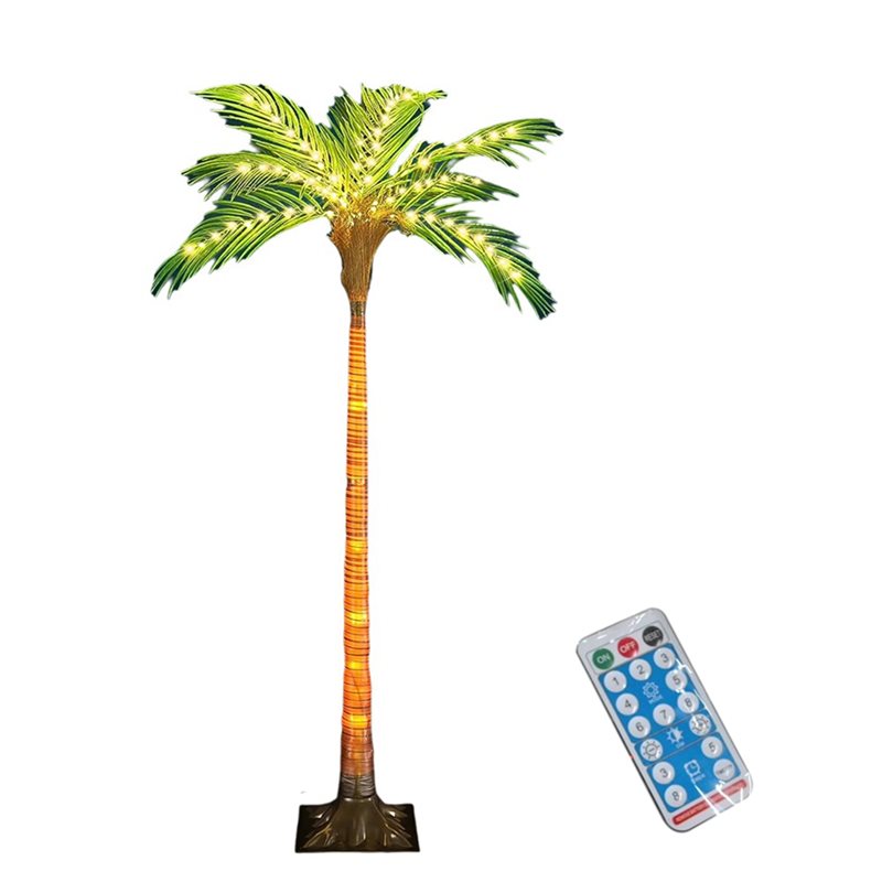 Pool Light Solar Rechargeable - ABRW-Solar Lampes en forme de palmier
