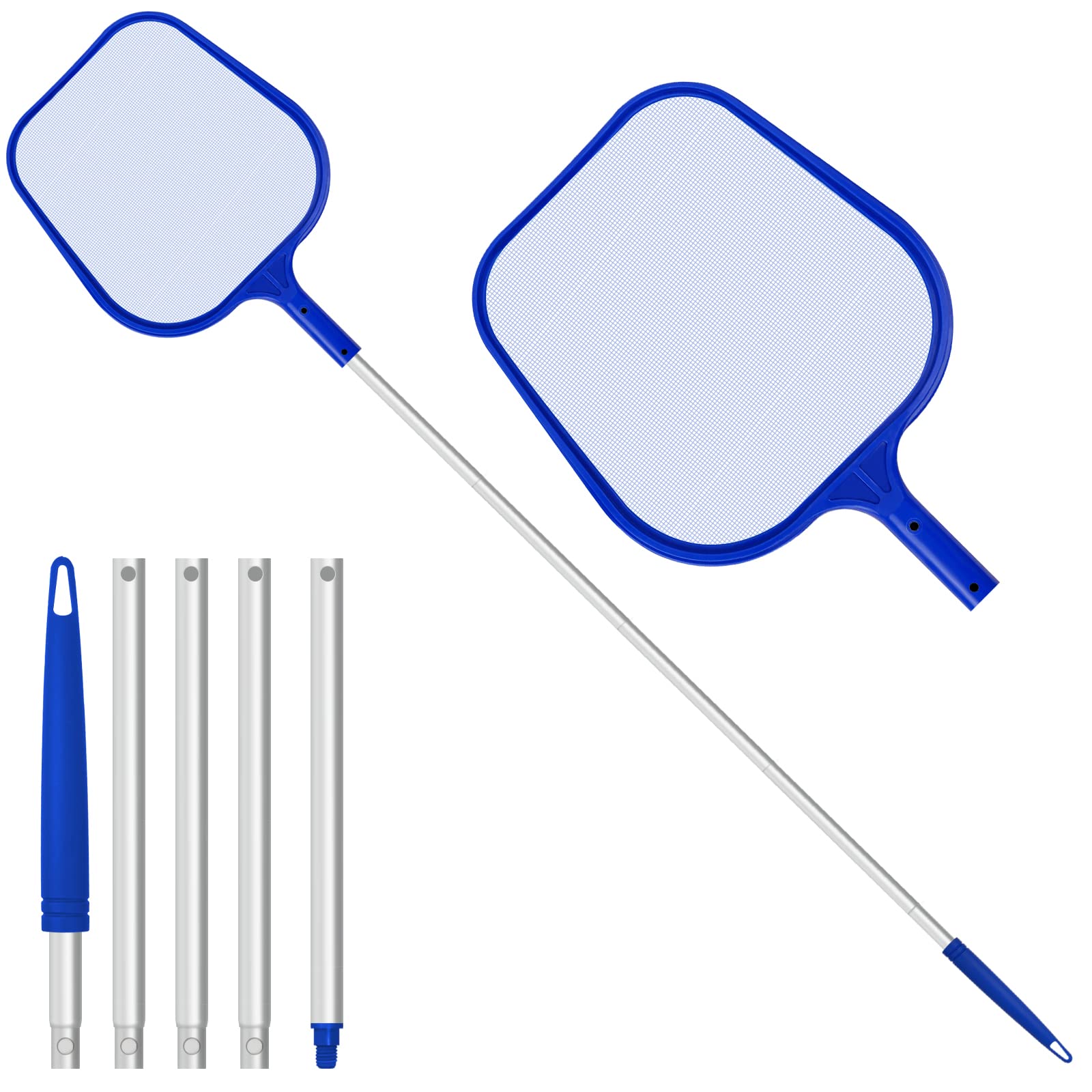 Pool Skimmer Net - Épuisette à feuilles pour piscine, filet
