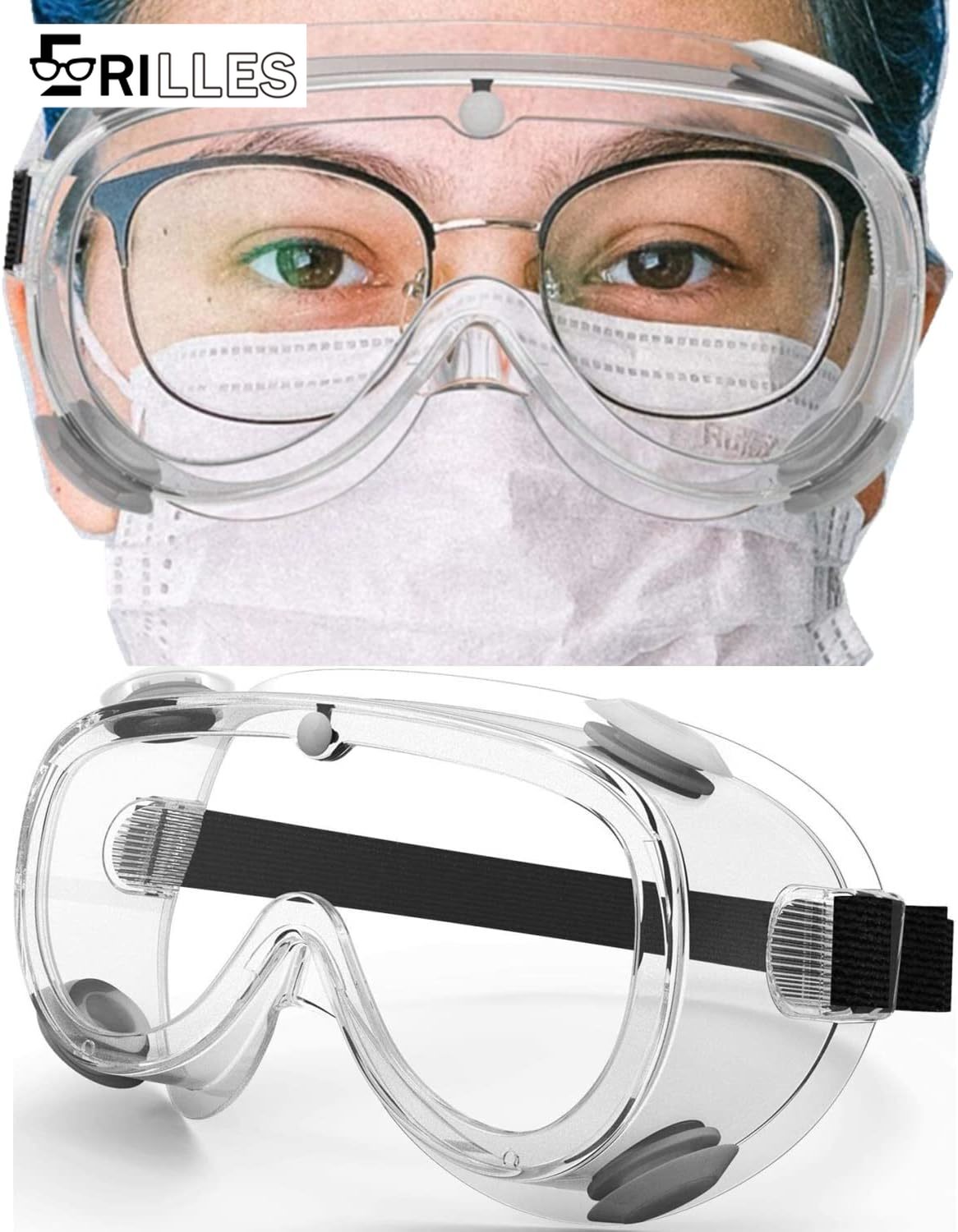 Swim Goggles Anti Fog Uv - Lunettes de sécurité pour sports nautiques,