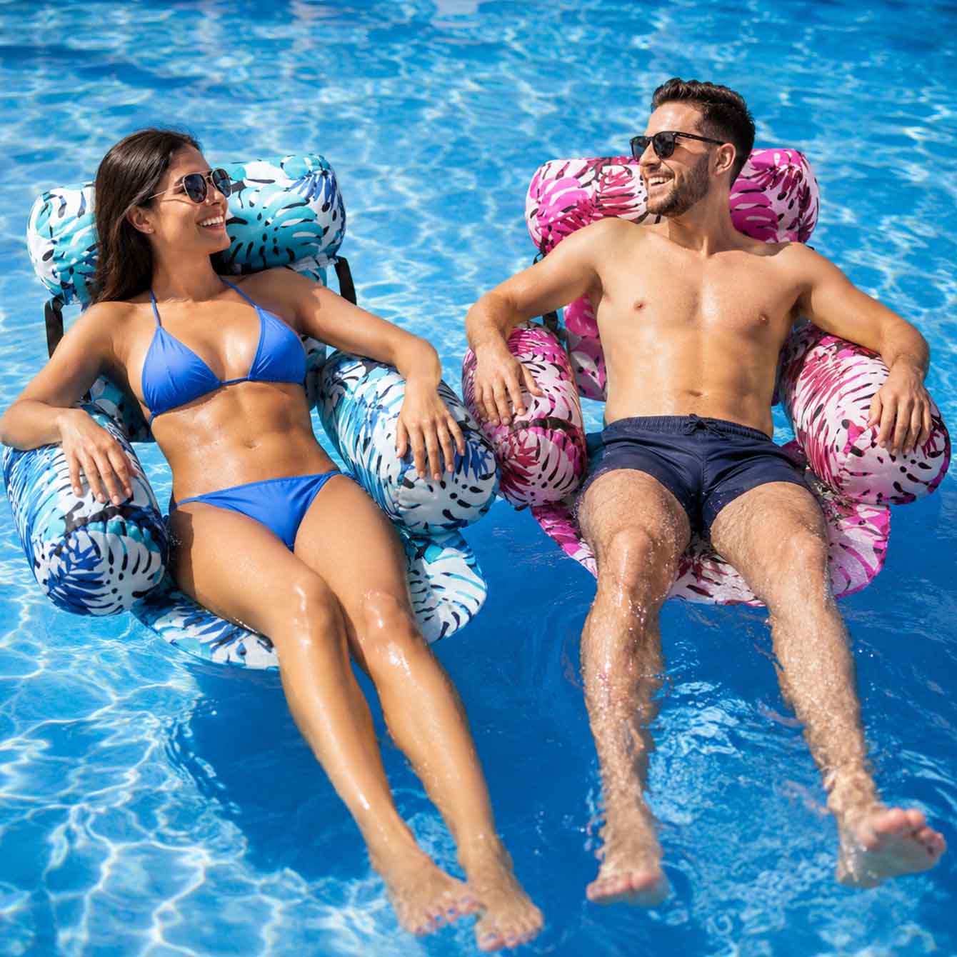 1 chaise flottante gonflable p - Pool Lounger Inflatable avis et prix