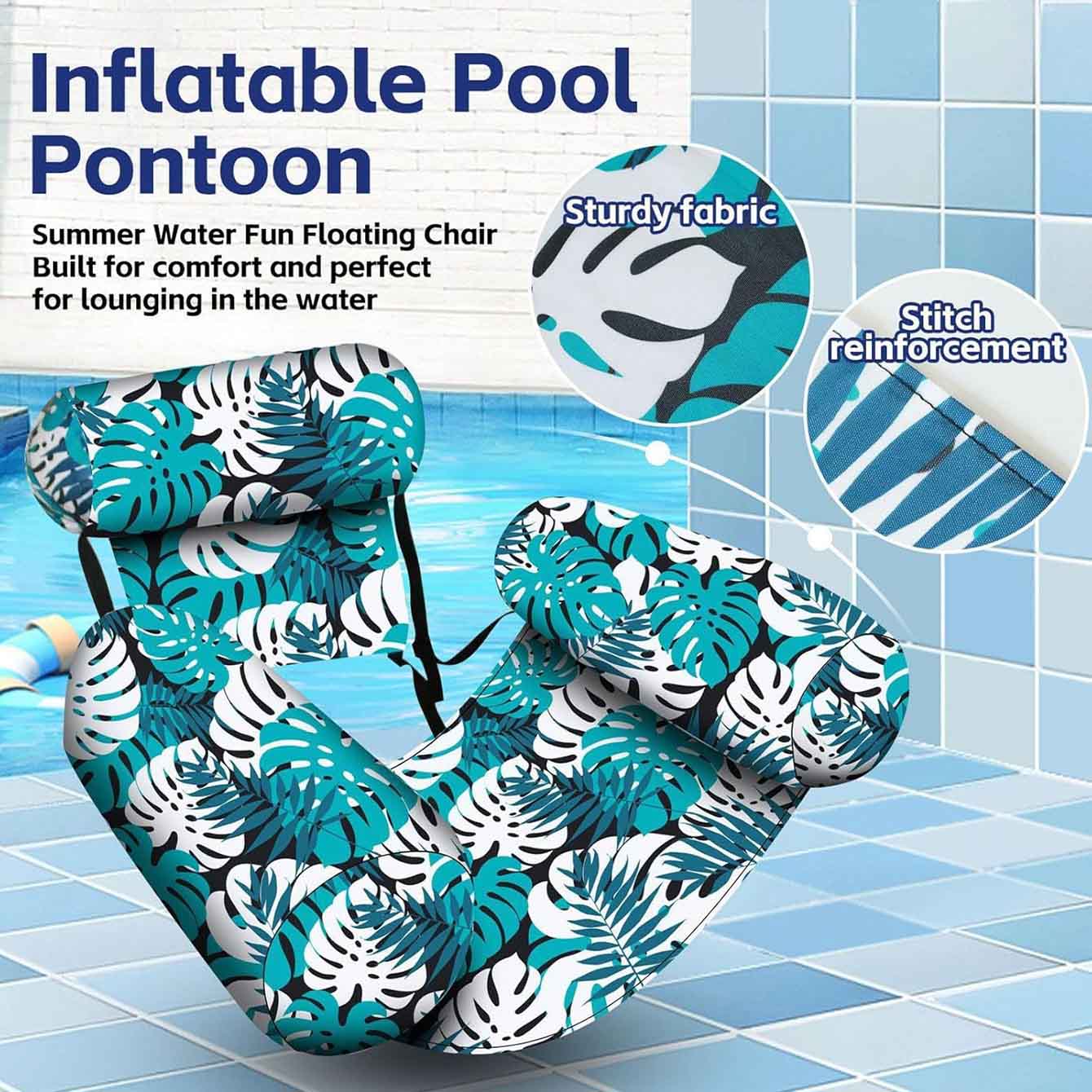 1 chaise flottante gonflable p - Pool Lounger Inflatable avis et prix