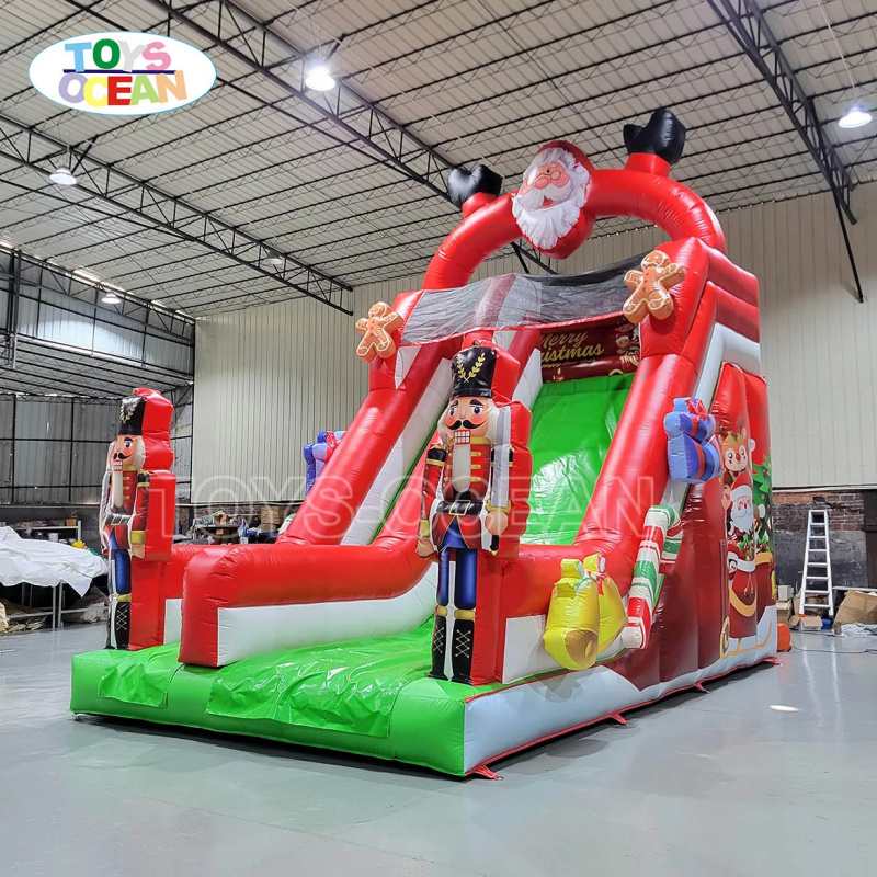 Toboggan gonflable de Noël per - Water Slide Inflatable avis et prix