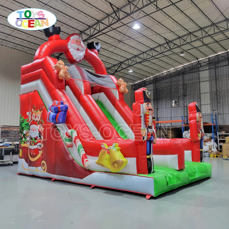 Toboggan gonflable de Noël per - Water Slide Inflatable avis et prix