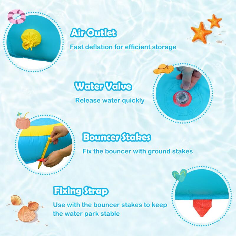 Parc aquatique gonflable avec  - Water Slide Inflatable avis et prix