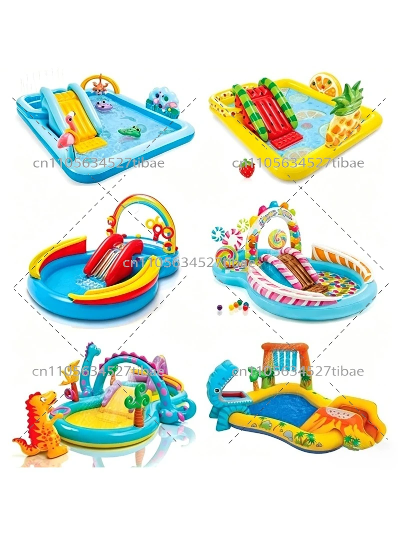 Piscine gonflable arc-en-ciel  - Water Slide Inflatable avis et prix