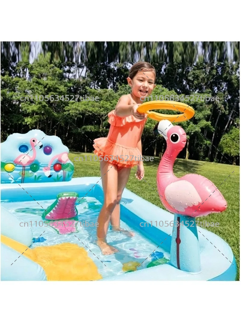 Piscine gonflable arc-en-ciel  - Water Slide Inflatable avis et prix