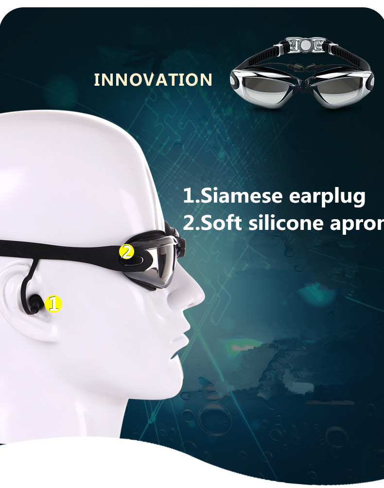 Lunettes de natation pour adul - Swim Goggles Anti Fog Uv avis et prix