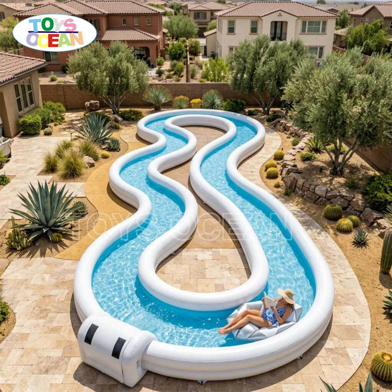 Rivière gonflable commerciale, - Water Slide Inflatable avis et prix