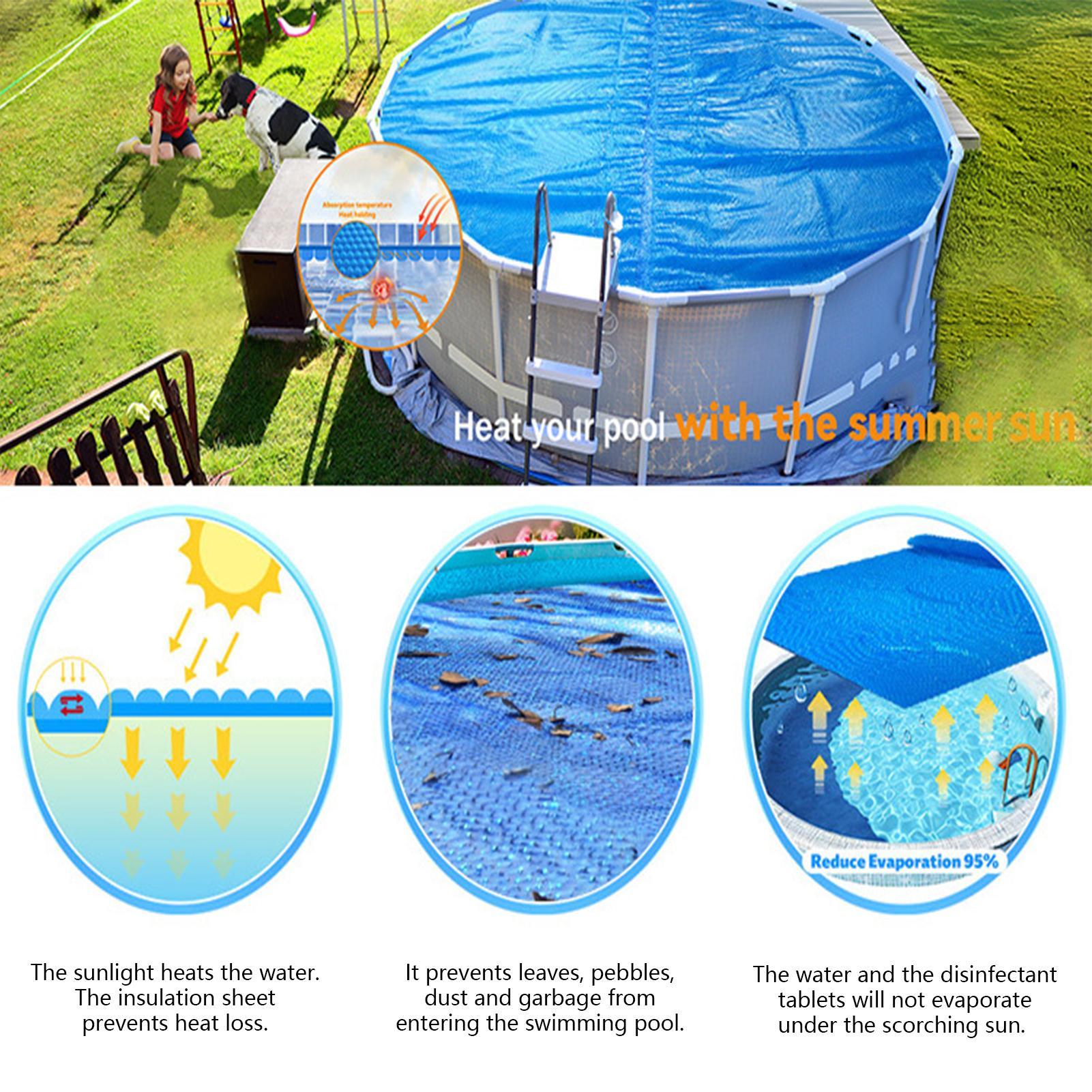 Couverture de piscine ronde en - Pool Cover Waterproof avis et prix