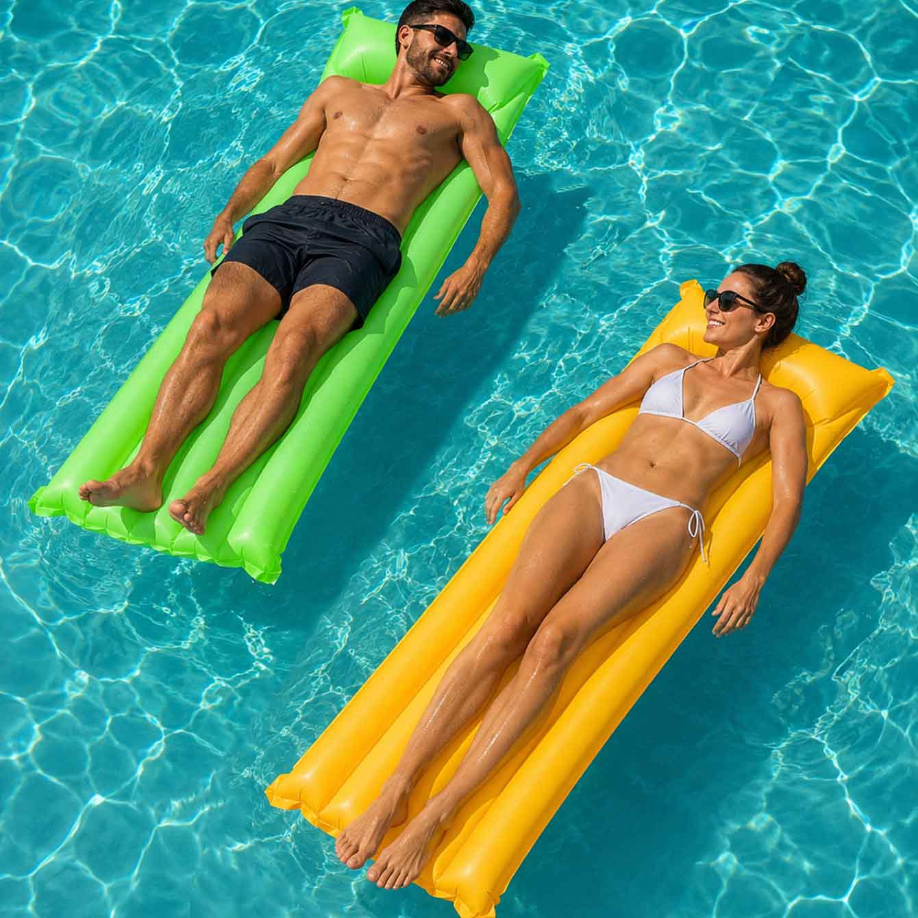 Matelas gonflable de piscine 1 - Pool Float Ring Inflatable avis et prix