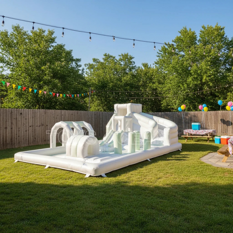 Parcours d'obstacles aquatique - Water Slide Inflatable avis et prix